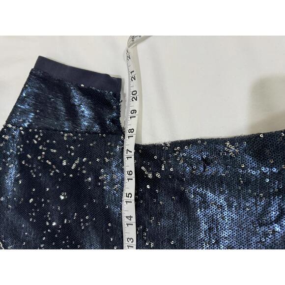 NWT Anthropologie Moulinette Soeurs Blue Silver Sequin Short Mini Dress Size XS - Picture 8 of 9